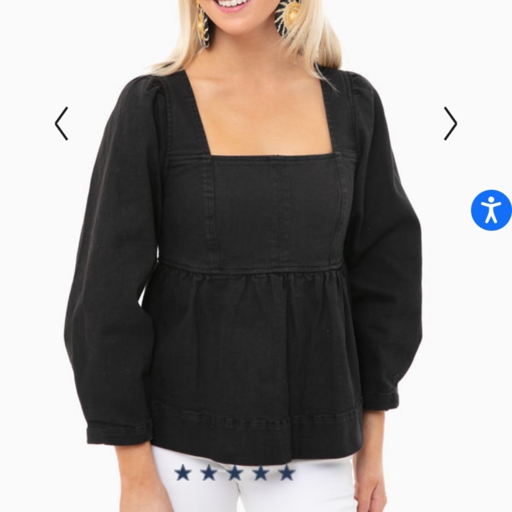 Puff sleeve top